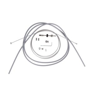XLC Kit de cabos de travão de tambor (170/235cm | 2 niples | prata)