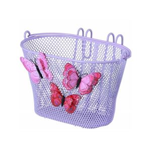 Basil Cesto de bicicleta Jasmin Butterfly crianças (púrpura)