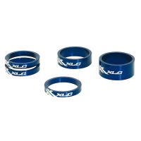 XLC Conjunto de anéis espaçadores AS-A02 A-Head (3x5 | 1x10 | 1x15mm | 1 1/8" | azul)